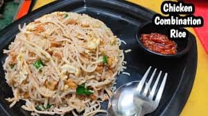 Chicken Combination (Rice + Noodles)