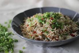 Veg Burnt Garlic Fried Rice